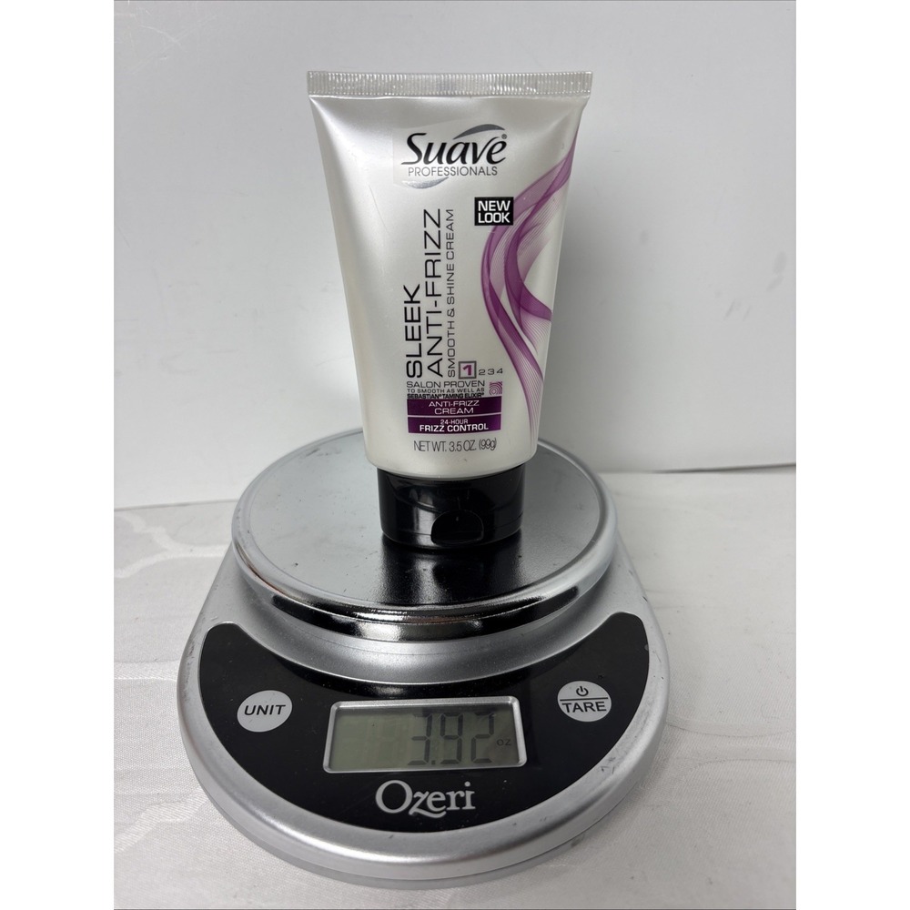 Suave Professionals Sleek 24 hour Anti-Frizz Cream 3.5 oz Old Stock Discontinued - Picture 3 of 3
